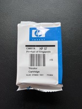 Genuine HP 57 Color Ink Cartridge NEW Open Box SEALED - Expired
