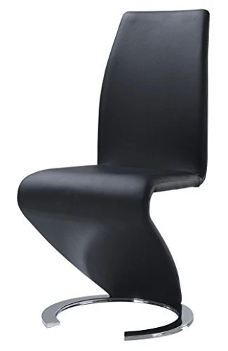 Global Furniture USA D9002DC-BL M Dining Chair- Black Pu