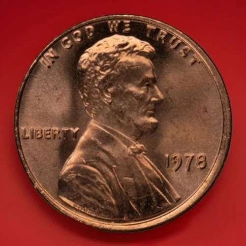 1978-P US Lincoln Memorial Cent RED BU From Original Roll FAST SHIPPING