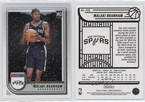 2022-23 Panini NBA Hoops Rookies Winter Malaki Branham #250 Rookie RC