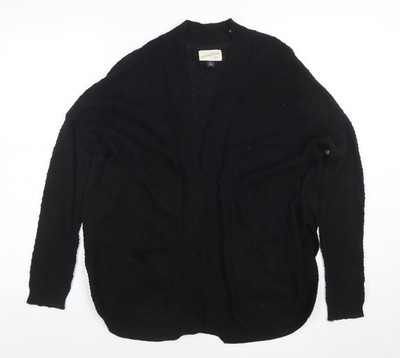 Universal Thread Damen Strickjacke schwarz XS vorne offen