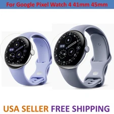 2pcs Screen Protector TPU Clear Film Cover for Google Pixel Watch 4 41mm 45mm