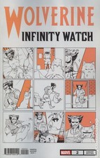 Wolverine Infinity Watch #2B Fuji Variant FN 2019 Stock Image