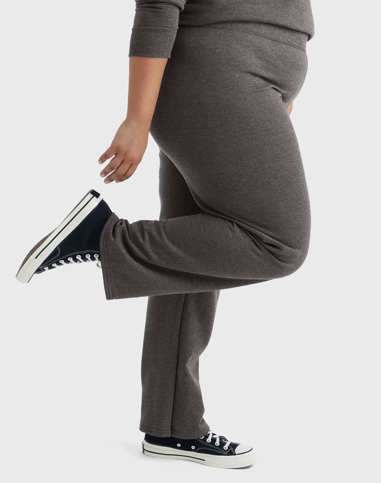 Pantalones deportivos de lana Just My Size longitud media para mujer ComfortSoft EcoSmart 30,5 Foto 2 de 4