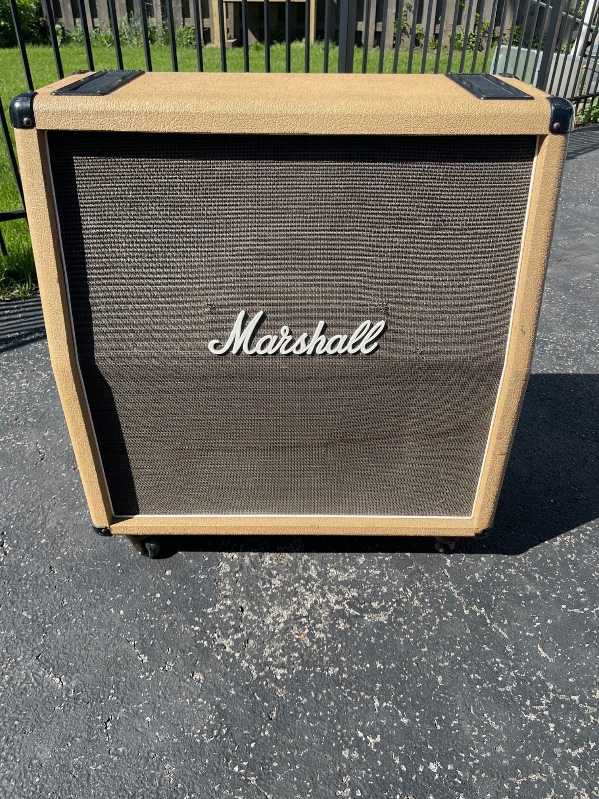 Marshall 4 X 12 Fawn Speaker Bottom Vintage 1977