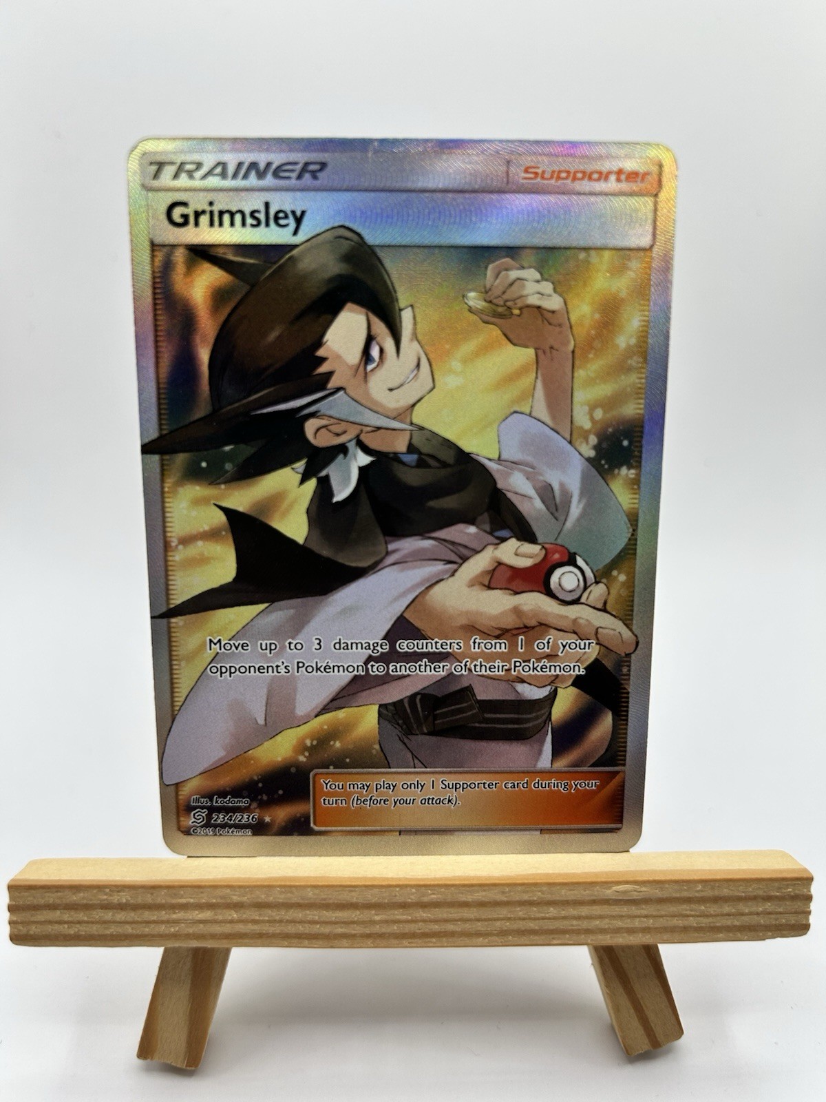 Grimsley (Full Art) 234/236 Sm-Unified Minds Holo