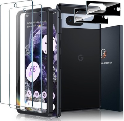 2PCS Screen Protector & Camera Lens Protector for Google Pixel 8 HD Ultra-thin 9