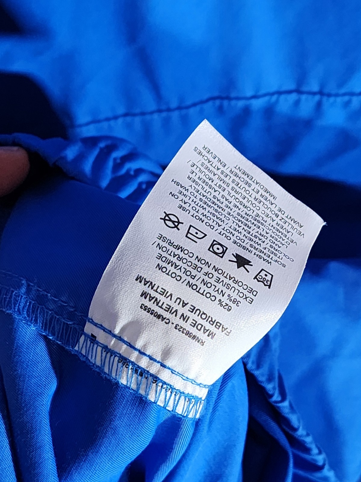 Nike Blue Windbreakers Pullover - image 4