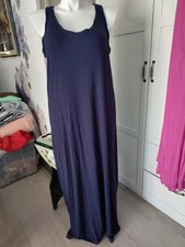 Tommy Bahama Tambour Silk-Trim Maxi / Lounge Dress Sz XL 14-18  55" Long Unworn