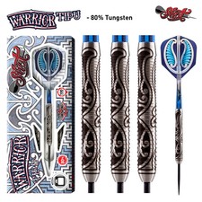 Shot Warrior Tipu Steel Tip Dart Set-80 Tungsten-23gm