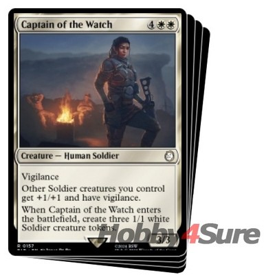 Captain Of The Watch X4 M/NM Magic: The Gathering MTG Universes Beyond: Fallout