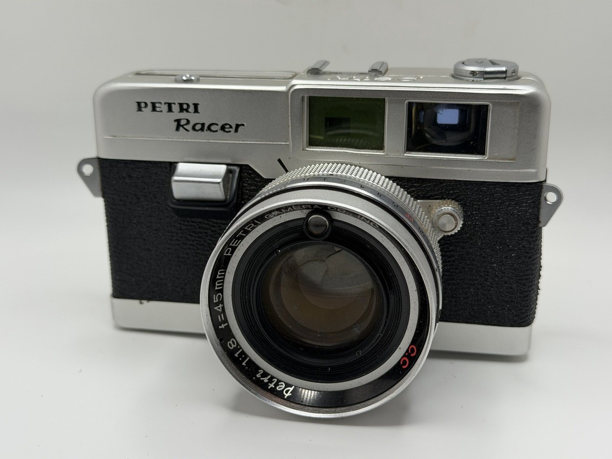 ペトリレーサー フィルムカメラ Petri Racer Manual 35mm Film Camera w/ 2.8 45mm Lens + Original