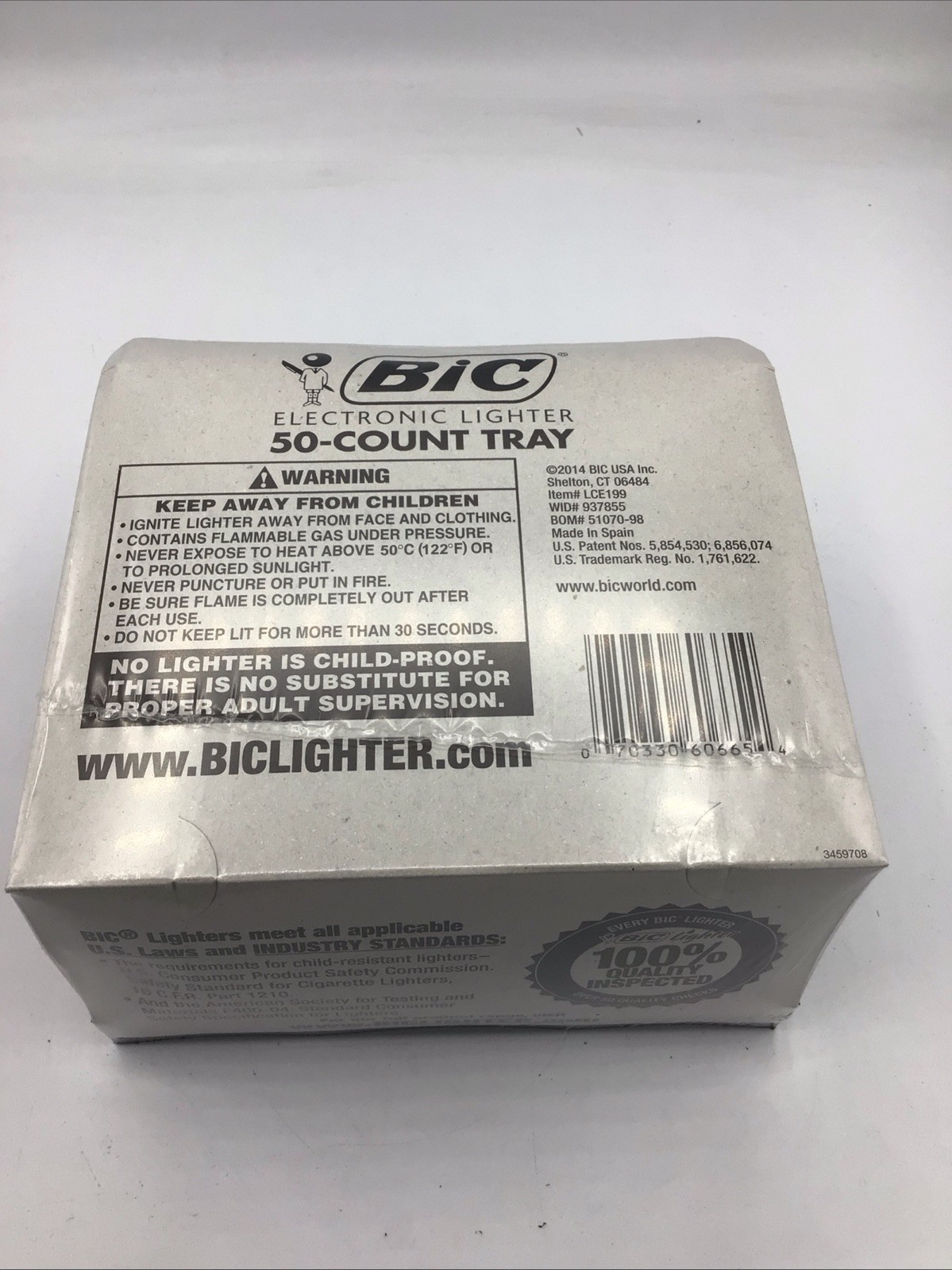 BIC Classic Electronic Series Lighters Asst Colors (May Vary)  Case Of 50