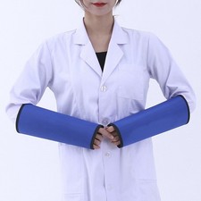 Super Flexible X Ray Lead Arm Sleeves 0.5mmPb Radiation Protection Pair Blue