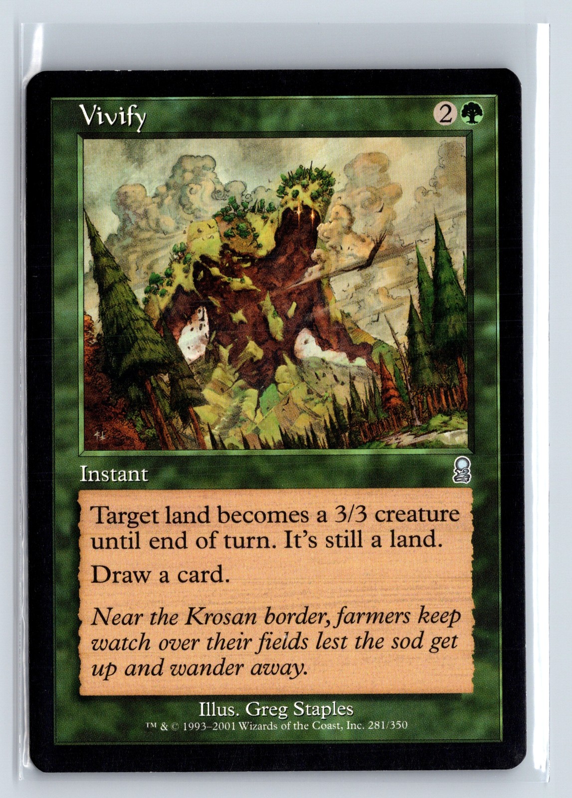 VIVIFY (4x) Playset – Odyssey – Uncommon MTG Magic the Gathering