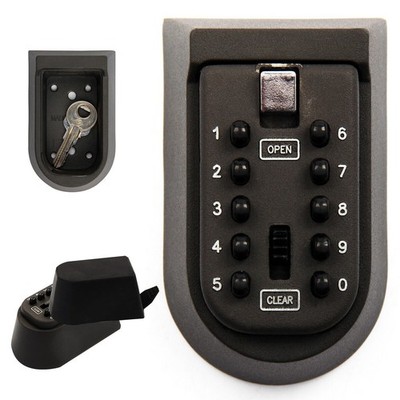 Outdoor Hochsicherheit Wandmontage Schlüssel Safe Box Code Schloss Aufbewahrung 4 Ziffern Neu
