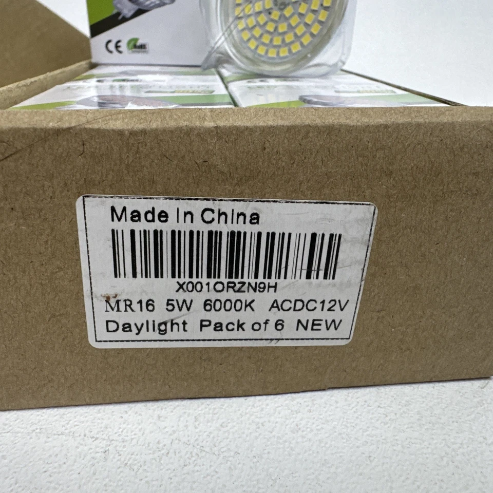 ~7~LED lamps Cup White AC/DC 12v 5w Model MR16-2835-60SMD - Image 2 of 4