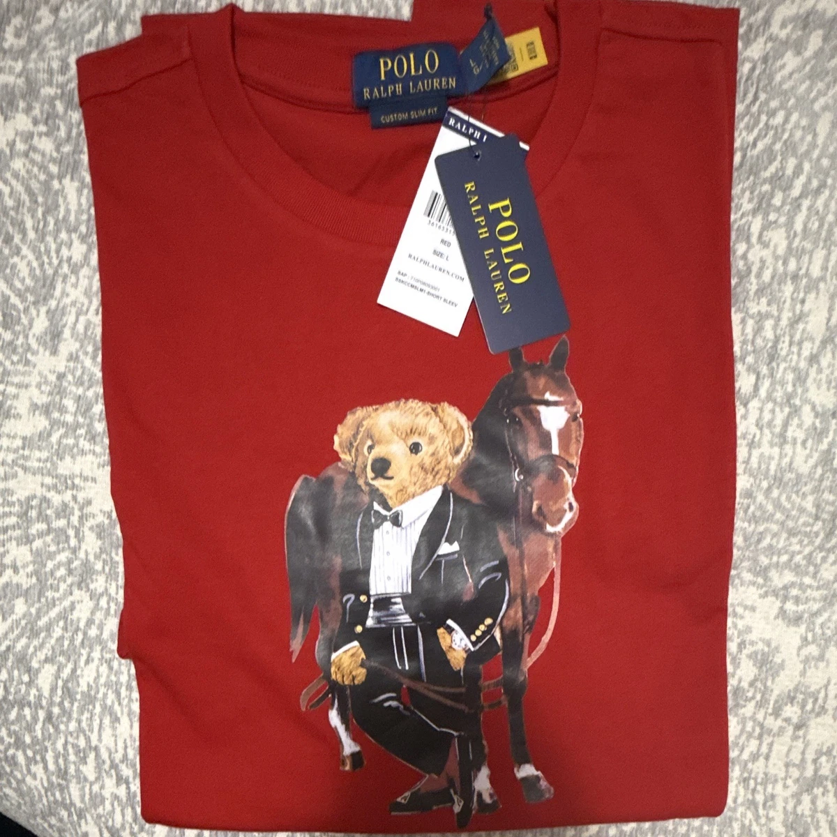 POLO RALPH LAUREN 半袖スウェット　L size Polo Ralph Lauren Regular Size L Short Sleeve T-Shirts for Men for