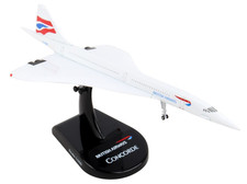 Postage Stamp British Airways Concorde Toy Plane Die Cast Metal Daron 05195