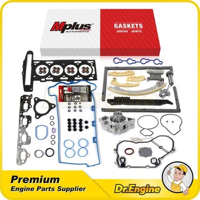 Head Gasket Set Timing Chain Kit Oil Pump Fit 07-08 Chevrolet Pontiac 2.2L