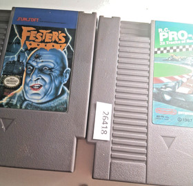retro Nintendo video games NES R C Pro Am + Fester's Quest wt12  26418