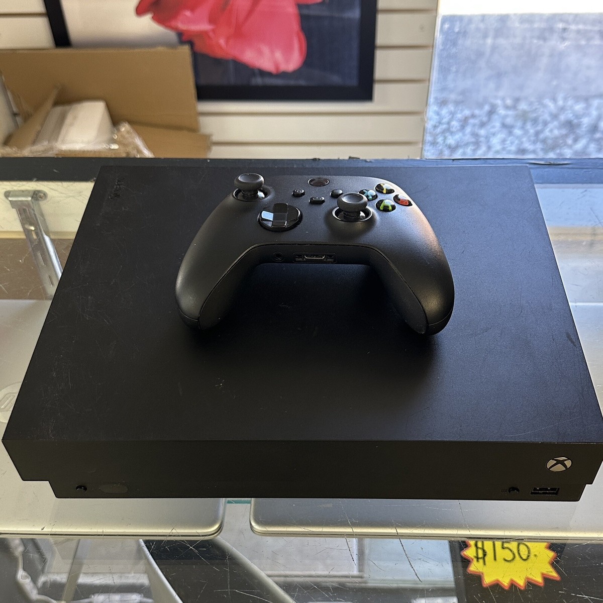 Microsoft Xbox One X 1TB Console - Black W/ Controller Microsoft Xbox One X 1TB Console - Black W/ Controller