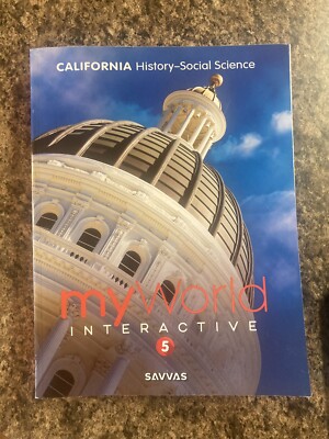 My World Interactive Grade 5 Savvas California Histpry-Social Science