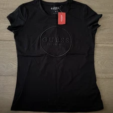 Women’s Guess ‘Los Angeles’ Black Top Size XL