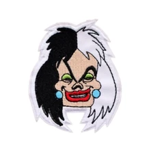 Cruella de Vil Dalmations Villain Patch, Iron On/Sew On