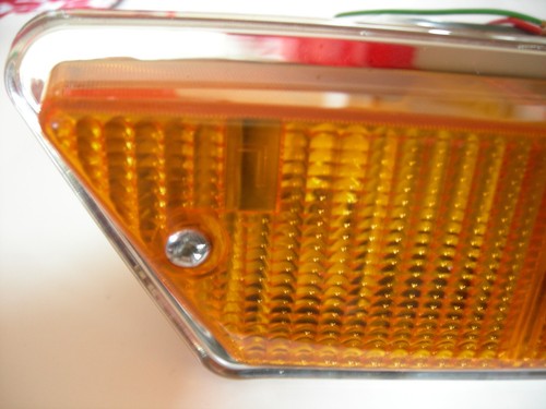 TRIUMPH TR6 FLASHER ASSEMBLY CHROME RIGHT FRONT LAMP 69 - 74 WITH CHROME TRIM - 第 2/6 張圖片