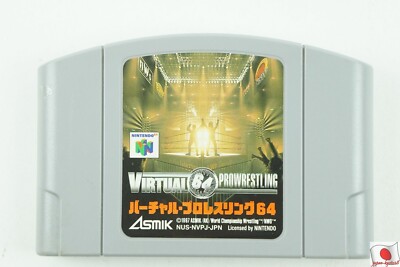 Virtual Pro Wrestling 64 N64 Asmik Ace Nintendo 64 From Japan