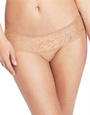 WACOAL 845273 SO SOPHISTICATED LACE HIPSTER NUDE S,L NWT MSRP 25