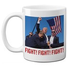Trump Assassinated Mug. Trump 2025 Mug Fight Fight Cup 11oz 15oz Blue ...