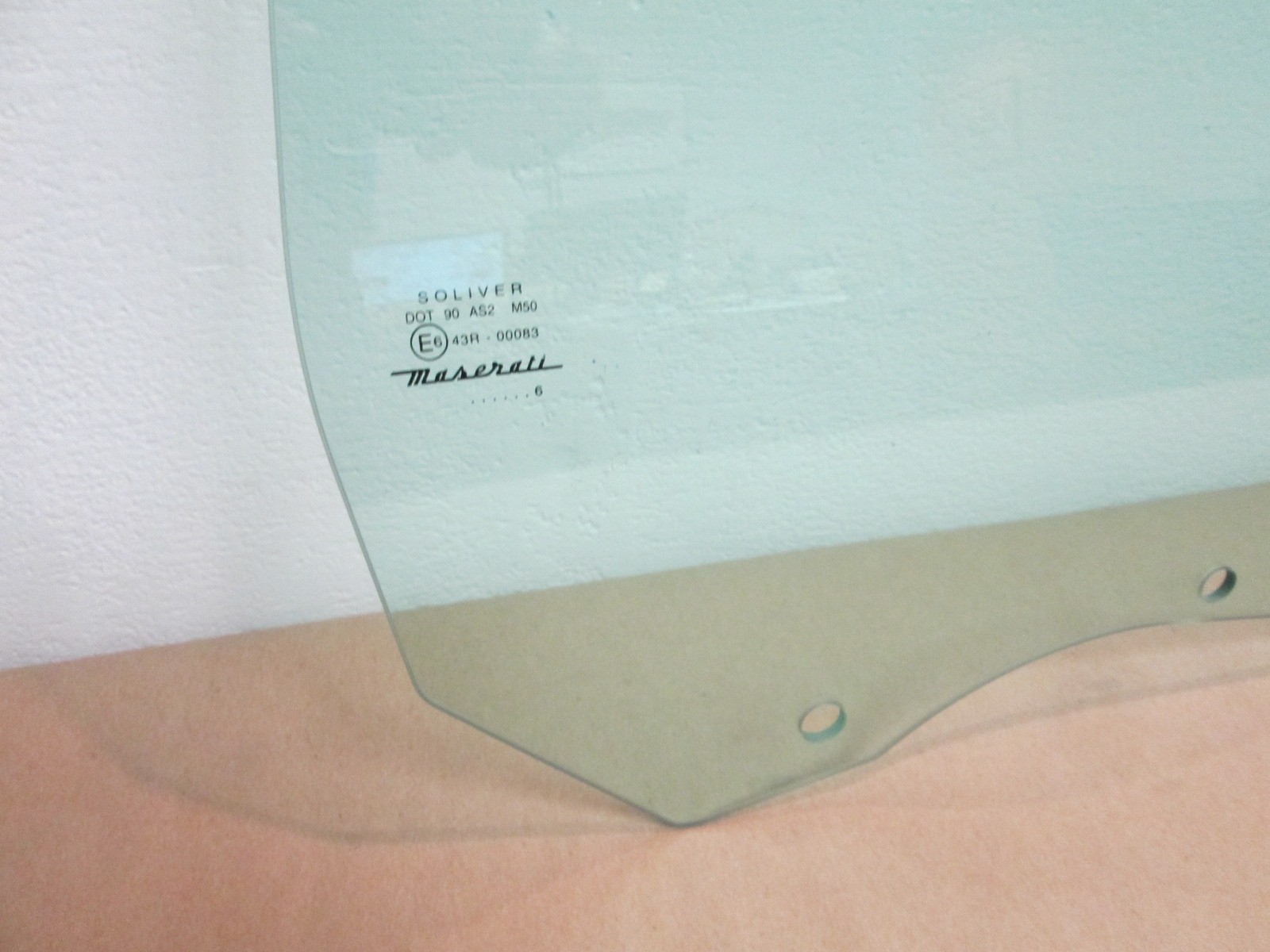 Maserati  Spider -  RH Door Glass - Window - NEW - Part # 66137900