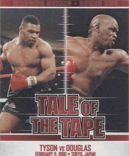 MIKE TYSON BUSTER DOUGLAS TOKYO DOME 8 1/2 X 11 PHOTO POSTER