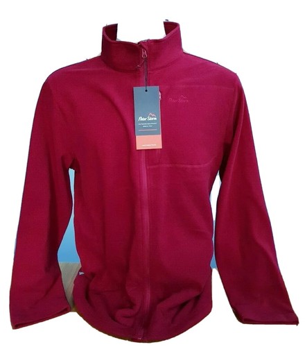 walker full Zip red fleece jacket NWT 
