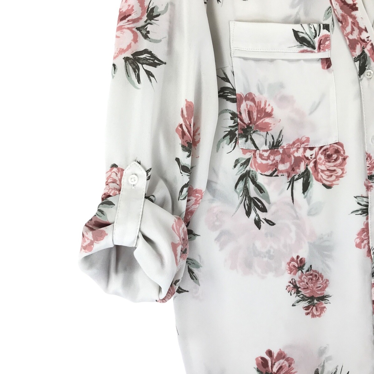 トップス emm the shop candy blouse Live Out Loud White Apple Print Blouse – Shop the Mint