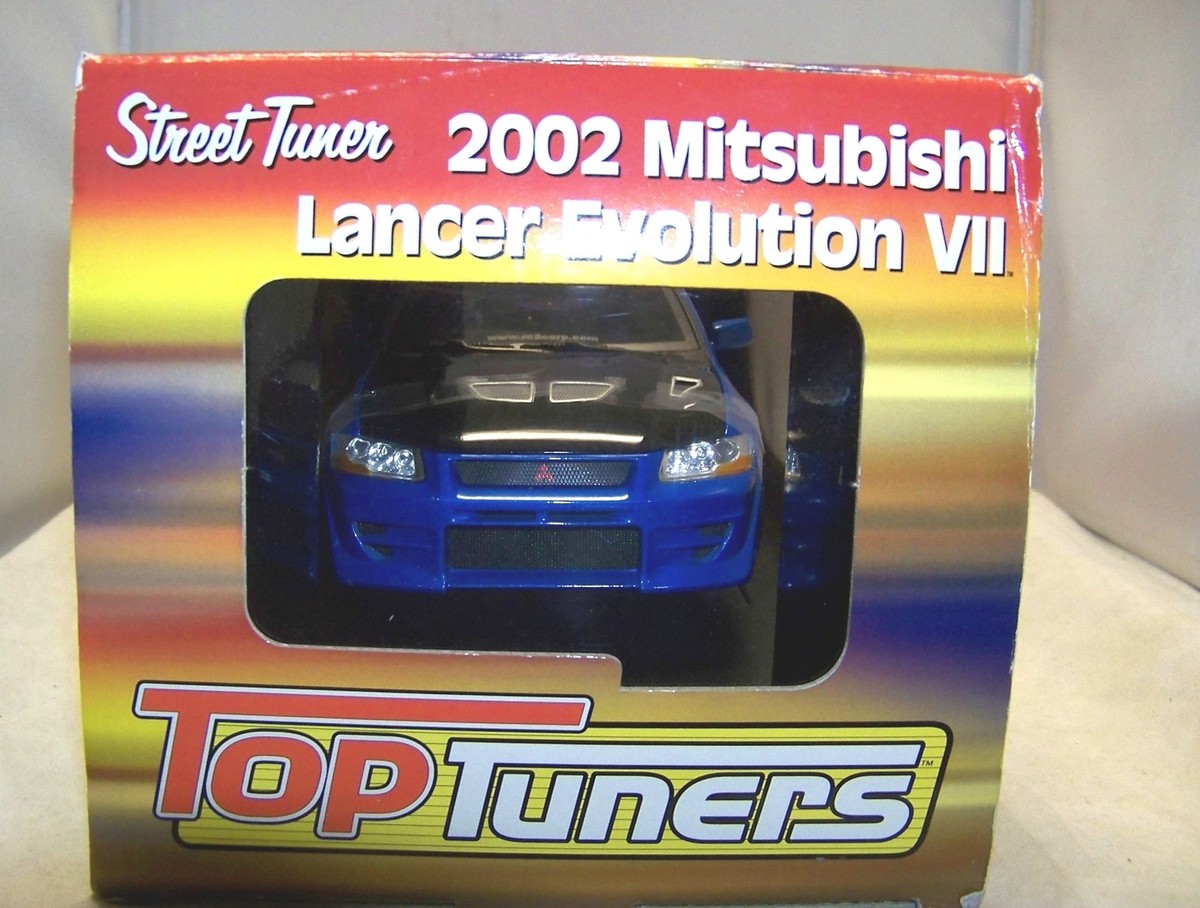 1:18 ERTL 2002 MITSUBISHI LANCER EVOLUTION VII TOP TUNERS