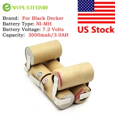 SOLDERING REQUIRED for Black Decker 7.2V Battery pack CD vacuum cleaner V7210