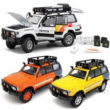1:24 Alloy Diecast Vehicle Model for Toyota Land Cruiser LC80 Car Collectible