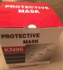 Face Mask KN 95 With Breathing Valve.Box Of 20 New Masks!!!USA Authorized Seller