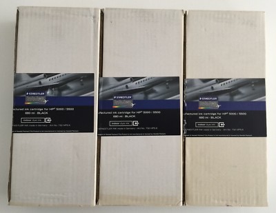 3x für hp 81 dye schwarz tintenpatronen hp c4930a hp designjet 5000 5500