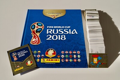 PANINI Russia 2018 World Cup 18 - Komplettset + Hardcover Album + McD Deutsch