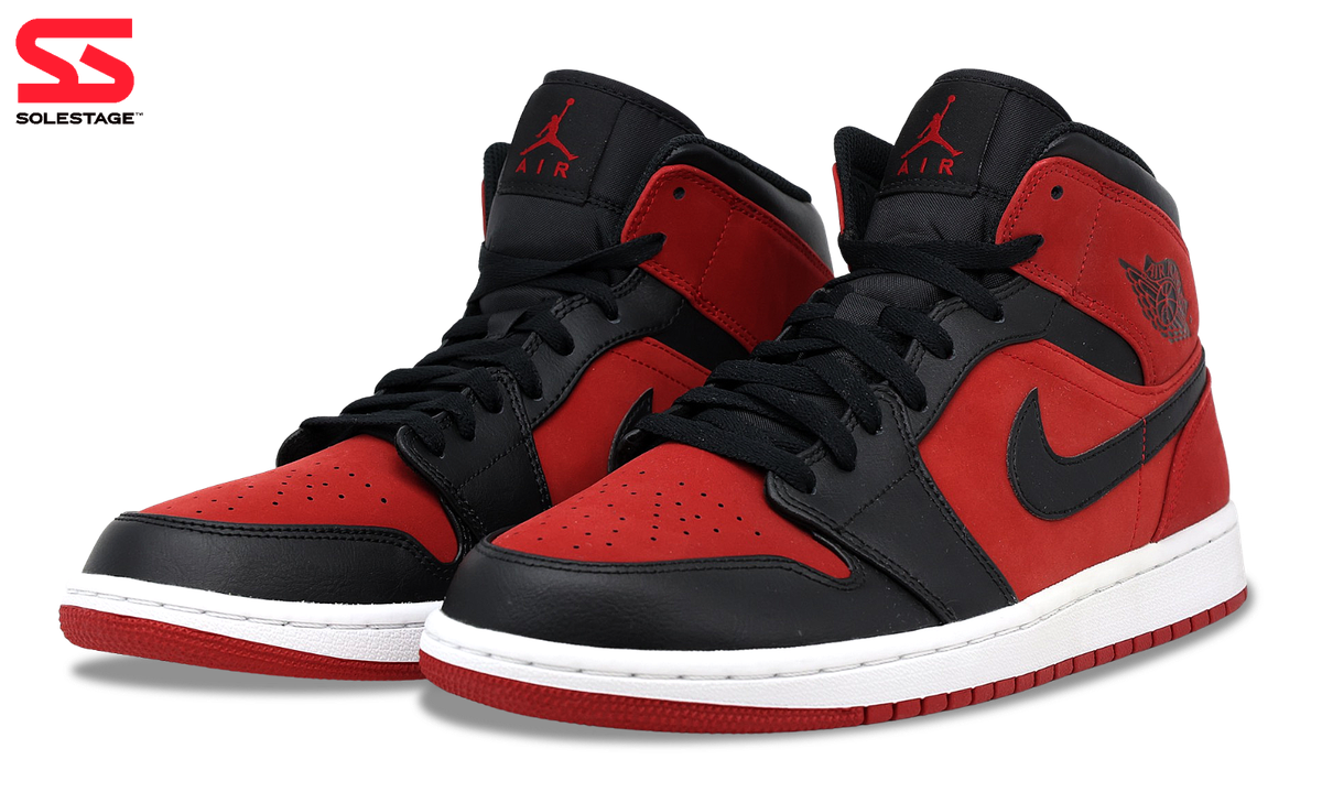 Nike Jordan 1 Mid Reverse Banned 2018 (554724-610) Men's Size 8-11