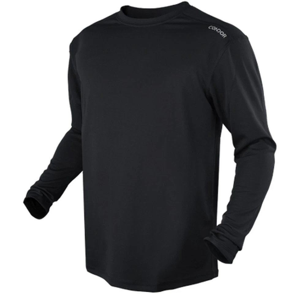 Condor 101121 Maxfort Moisture Wicking Long Sleeve Athletic Workout Top T-Shirt - Image 3 of 4