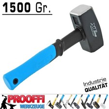 Profi Fäustel Schlosserhammer 1500 Gr Werkstatt Vorschlag Hammer Fiberglas XT058