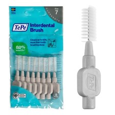 TePe Grey 1.3mm Interdental Brush - Pack of 8 Brushes
