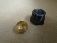 Triumph 2000 TR6 ** HEATER PIPE END NUT AND OLIVE **In pump housing Spitfire etc
