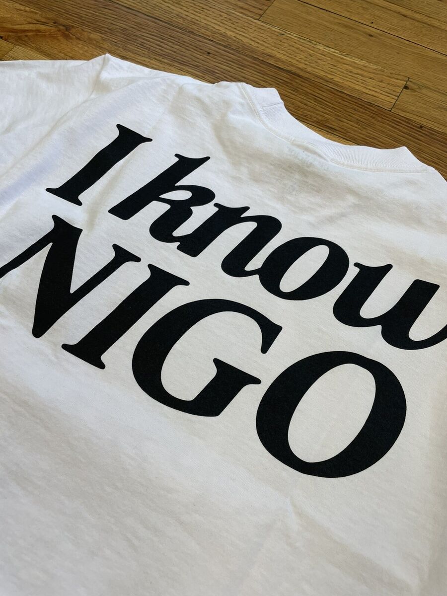 I Know Nigo Tee Shirt LS Large VIP Exclusive Victor Victor Human Made Rap  Life