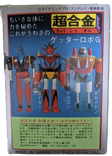 SHOGUN WARRIORS RAIDER Getter Liger Chogokin Near Mint - Picture 9 of 10